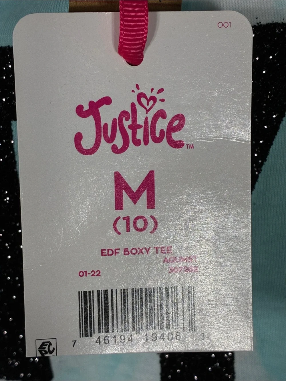 Justice 2 piece Tie-Dye Logo Crop Tee Size Medium 10)